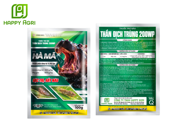 Thông tin chung Thuốc trừ sâu Thần Địch Trùng 200WP hiệu Hà Mã