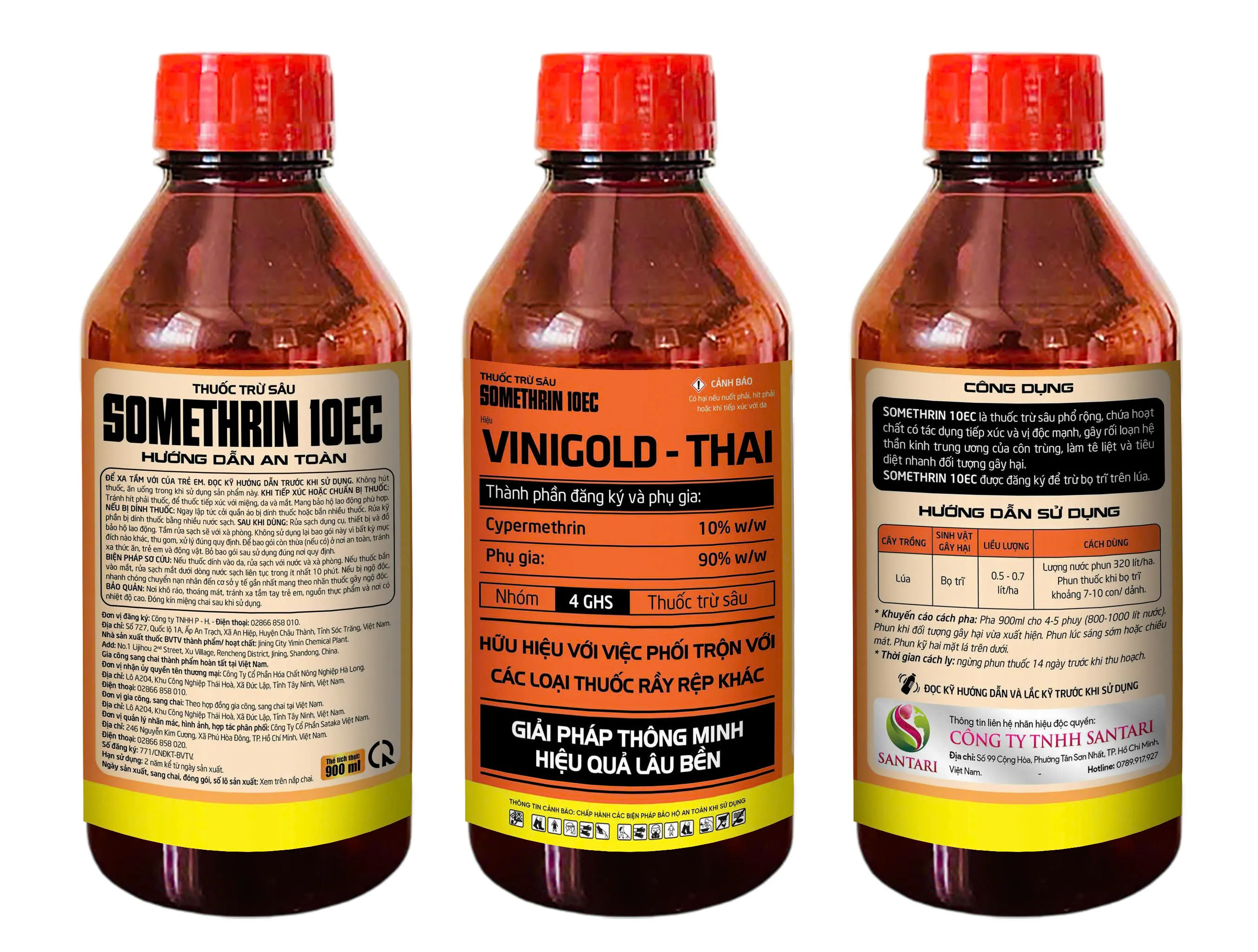 SOMETHRIN 10EC VITAGOLD - THAI tiêu diệt sâu bệnh bảo vệ cây trồng hiệu quả