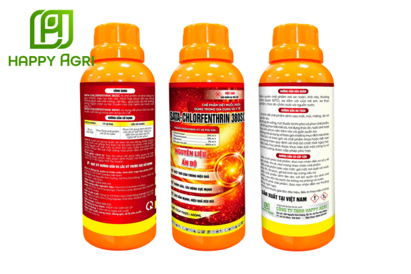 Chế phẩn trừ muỗi, ruồi SATA-CHLORFENTHRIN 380SC