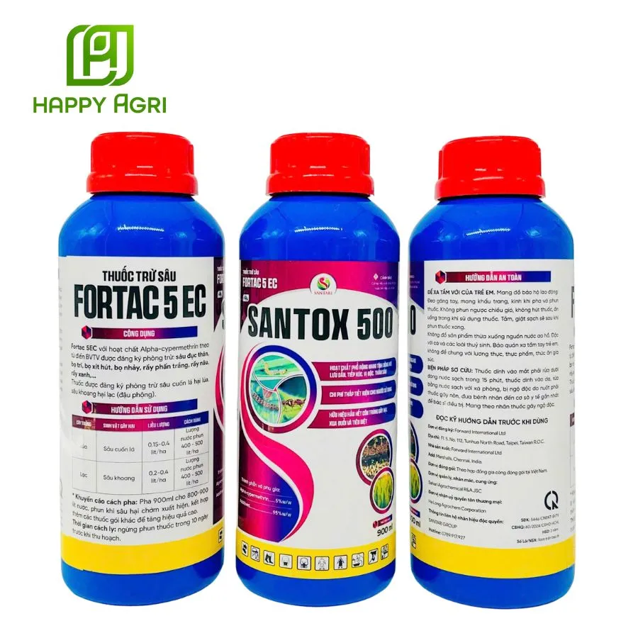 THUỐC TRỪ SÂU FORTAC 5 EC HIỆU SANTOX 500