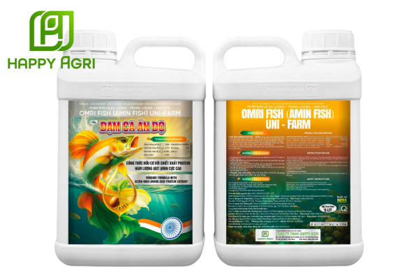 Thông tin chung về sản phẩm Phân bón OMRI FISH (AMIN FISH) UNI-FARM Hiệu Đạm Cá ẤN ĐỘ