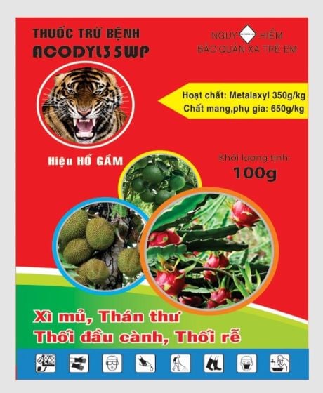 Thuốc trừ bệnh ACODYL 35WP hiệu Hổ gầm