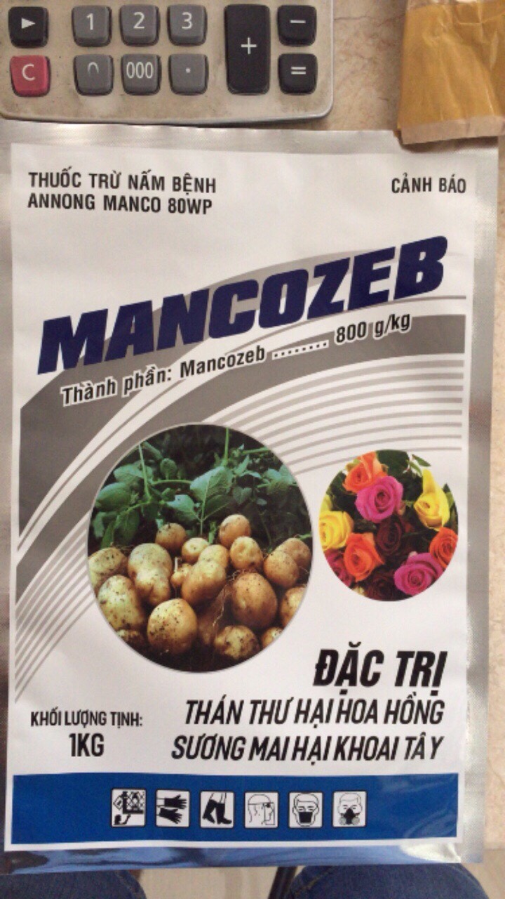 THUỐC TRỪ NẤM BỆNH ANNONG MANCO 80WP MANCOZEB