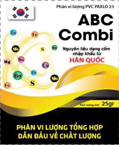 Phân vi lượng PVC PAXLO 25 ABC Combi