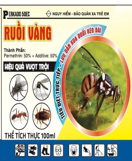 CHẾ PHẨM DIỆT CÔN TRÙNG RUỒI VÀNG PERKADO SOEC