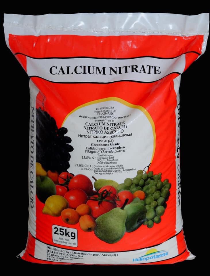 Phân bón CALCIUM NITRATE NITRATO DE CALCIO 