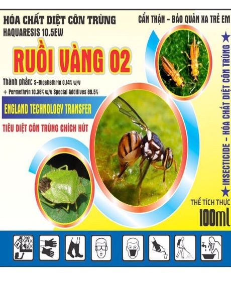 Hóa chất diệt côn trùng HAQUARESIS 10.5EW ruồi vàng 02