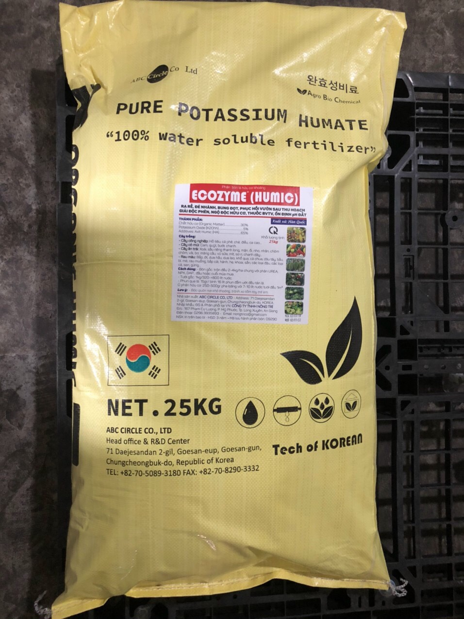Phân bón lá hữu cơ khoáng ECOZYME (HUMIC)