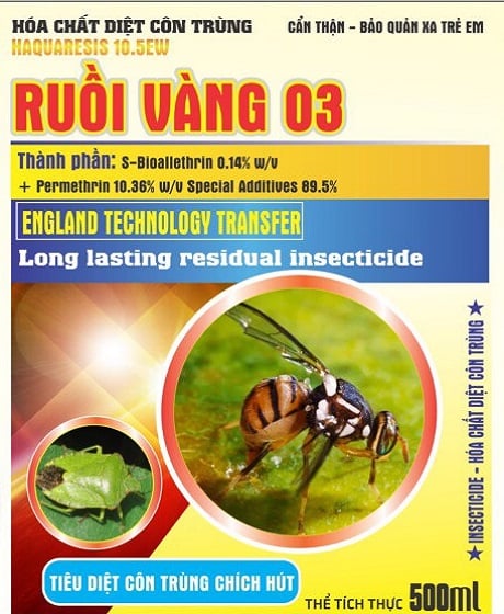 Hóa chất diệt côn trùng HAQUARESIS 10.5EW  Ruồi Vàng 03