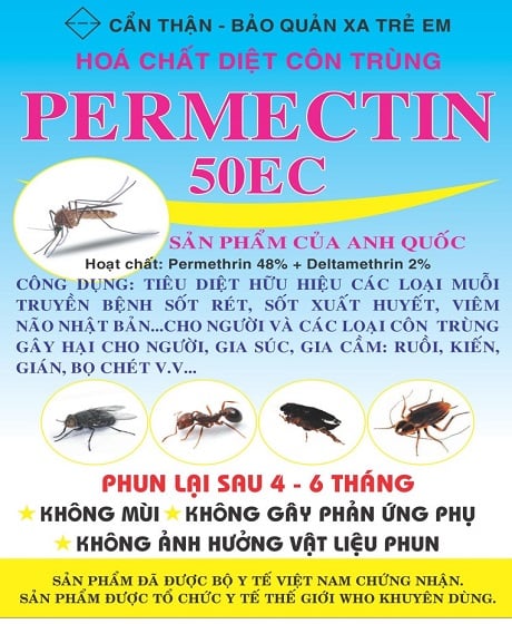 Hóa chất diệt côn trùng PERMECTIN 50EC