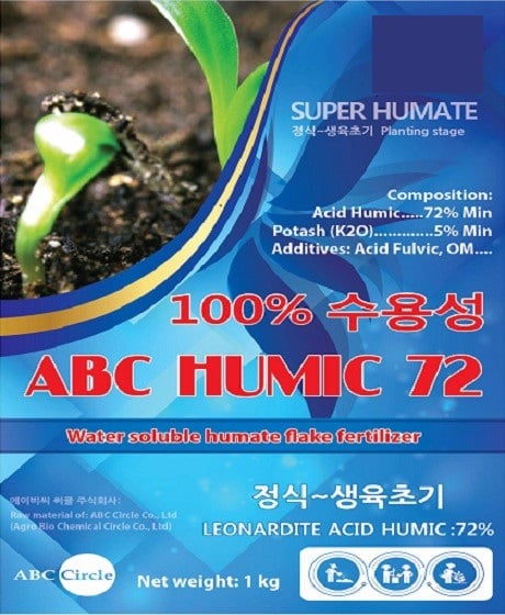 Phân bón lá sinh học ABC HUMIC 72
