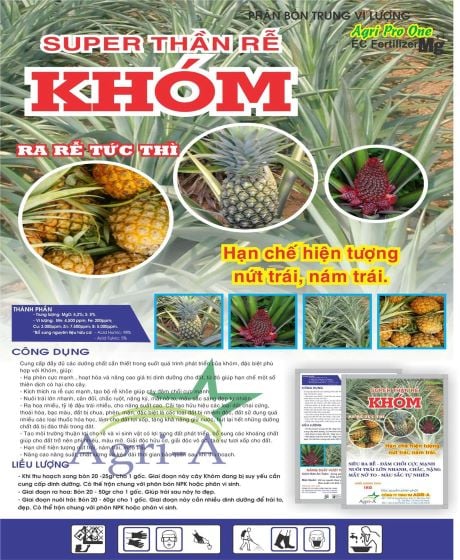 Phân bón trung vi lượng Super thần rễ khóm