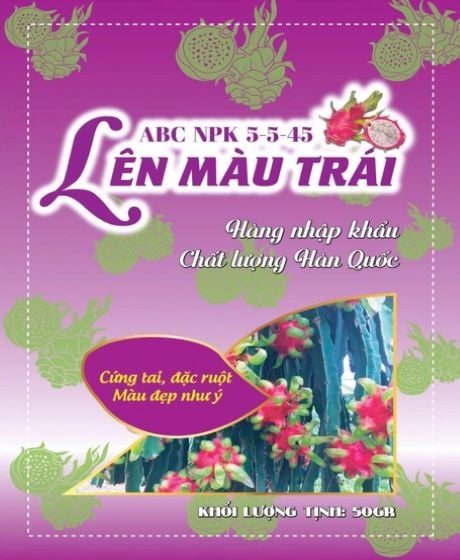 Phân bón ABC NKP 5-5-45 LÊN MÀU TRÁI