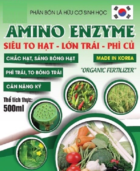 Phân bón lá hữu cơ sinh học AMINO ENZYME