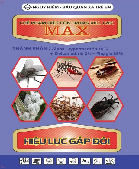 Chế phẩm diệt côn trùng KILL 12EC MAX