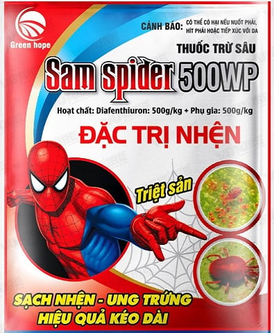 Thuốc trừ sâu Sam spider 500WP - Diafenthiuron