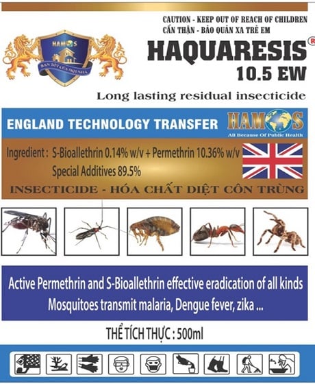 Thuốc diệt côn trùng HAQUARESIS 10.5 EW