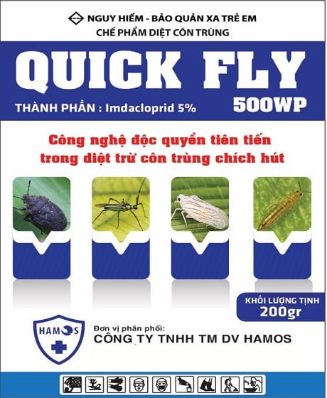 Chế phẩm diệt côn trùng- QUICK FLY 500WP